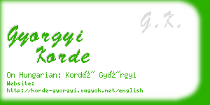 gyorgyi korde business card